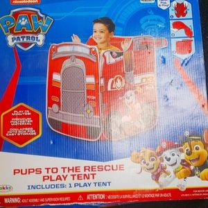 Paw patrol pop tent new